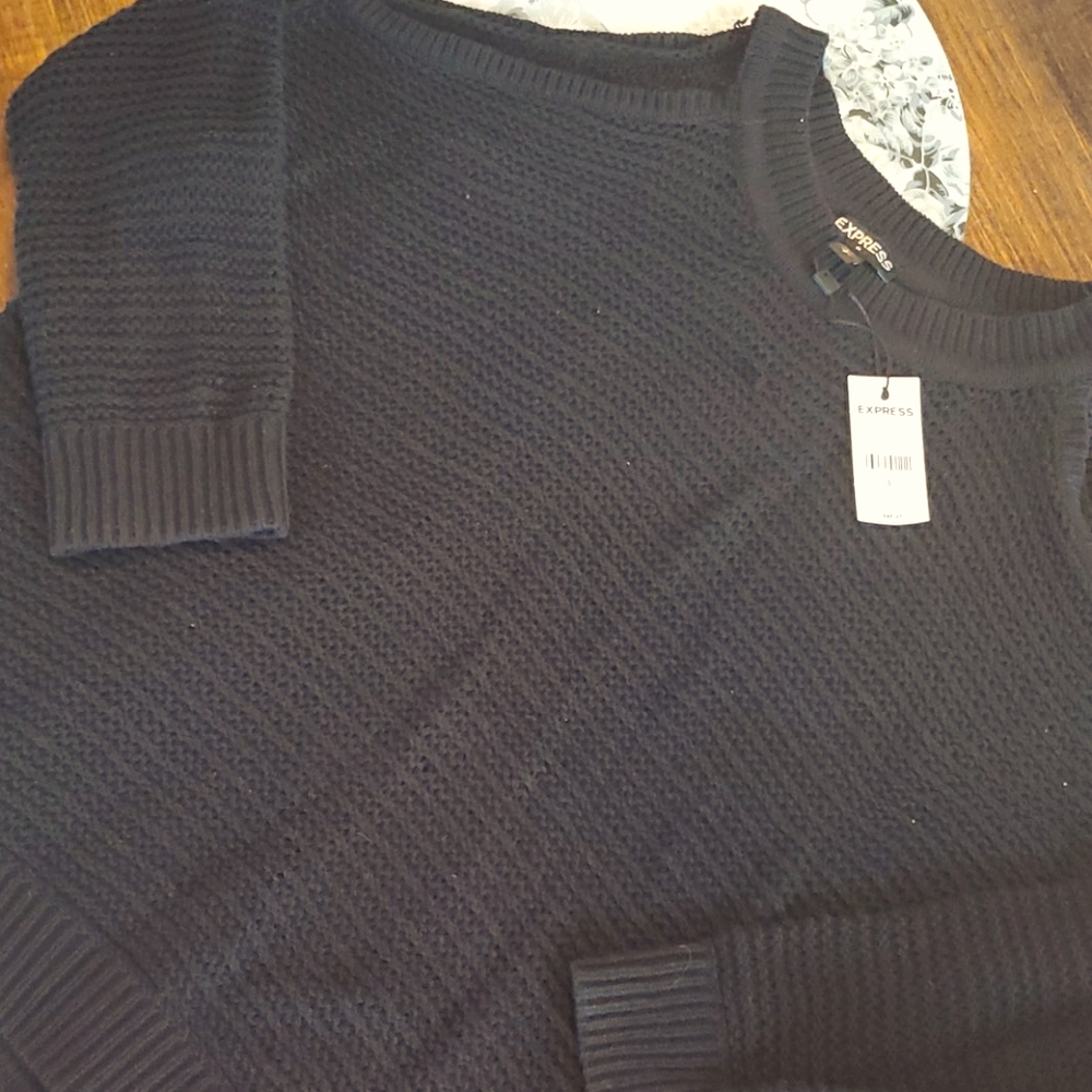 Express Cold Shoulder Sweater